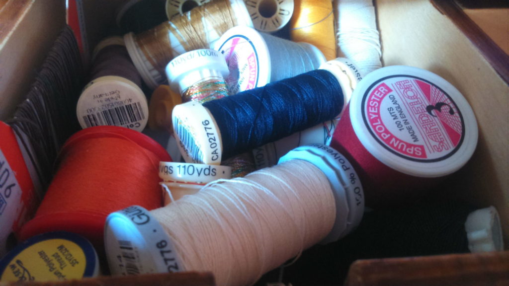 Demise of the local haberdashery: reels of cotton