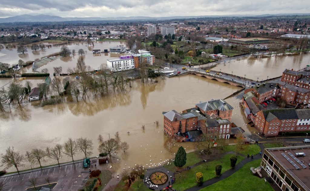 Nature-based solutions: Worcester under flood