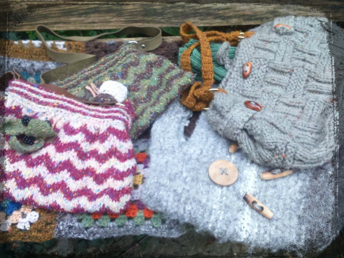 handknit bags